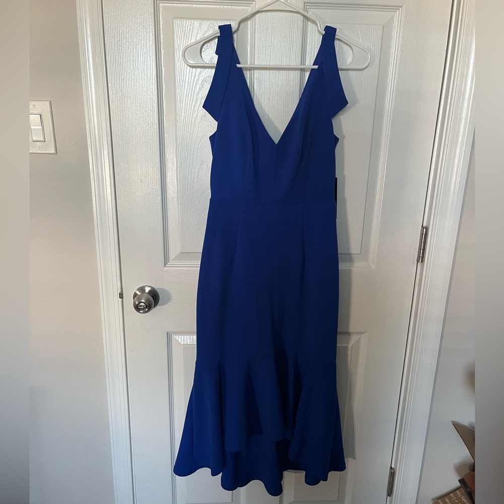 Lulu’s midi dress - Trumpet, royal blue, cocktail, Size Small